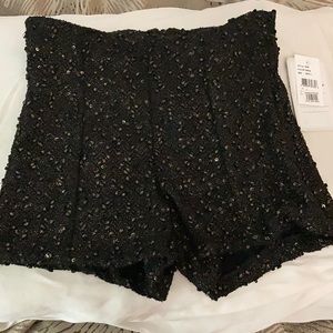 Lily White Sparkle Shorts Size S NWT